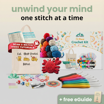 All-In-One Crochet Kit - Create Your First Handmade Masterpiece