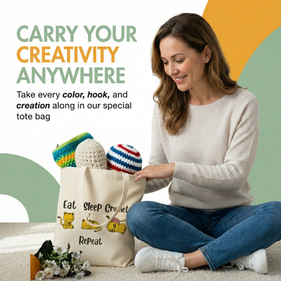 All-In-One Crochet Kit - Create Your First Handmade Masterpiece
