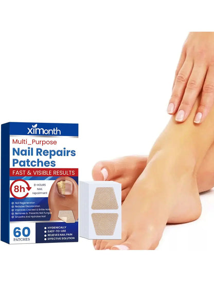 Nail repair patches for toenail fungus and ingrown nails(60 pieces)