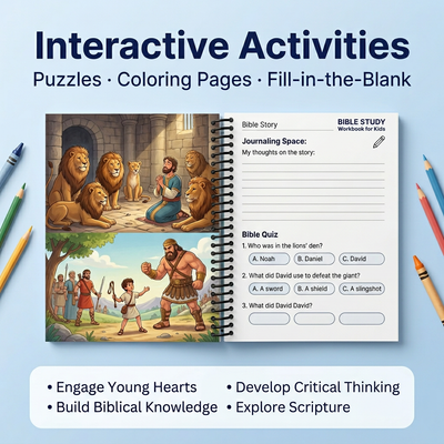 Bible Study Workbook for Kids