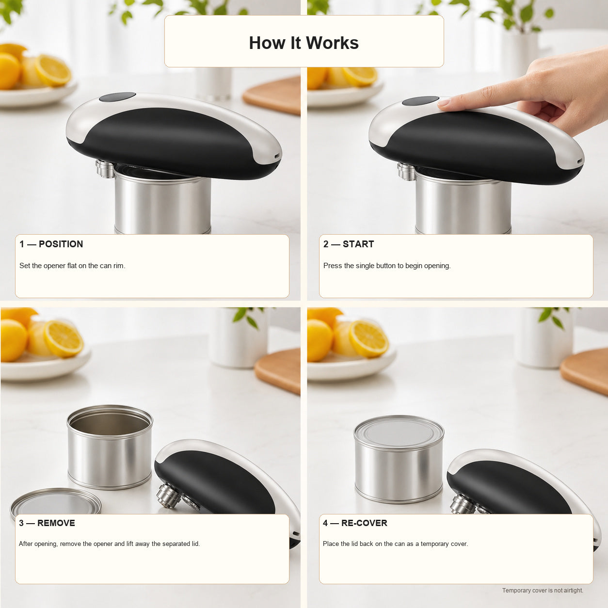 CanGlide Pro - One Touch Automatic Can Opener